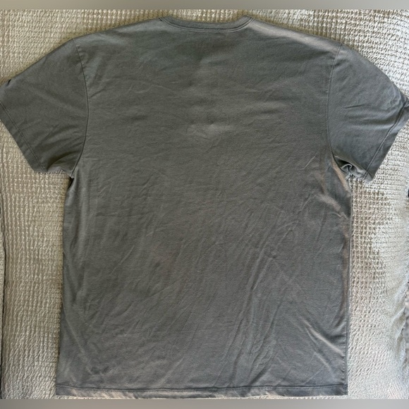 Brixton Henley T-Shirt XL Taupe Greige Earth-Tone | Standard Fit - Picture 6 of 9